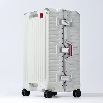Wide Handle Travel Suitcase – Men’s and Women’s 20/24/26-Inch Carry-On Luggage with PC Aluminum Frame Trolley Case