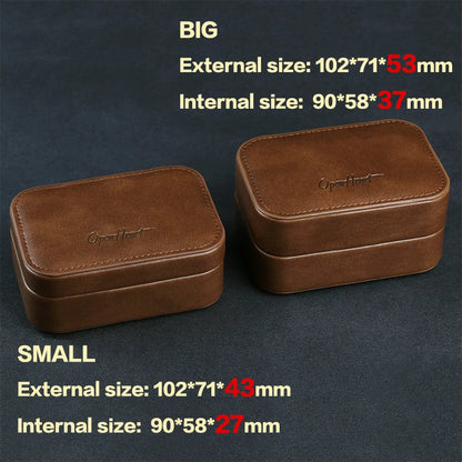 OPENHEART IEM Cable Case - PU Leather Earphone Case Bag for Headphones and Earphone Accessories