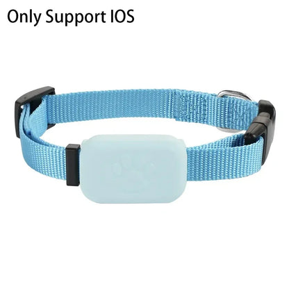 Pet Bluetooth GPS Tracker Collar – Mini Anti-Lost Smart Tracker for Dogs & Cats with Movement Alert & Global Location Monitoring