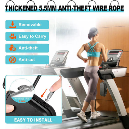 Portable Travel Safe Lock Box – Waterproof Anti-Theft Gym & Beach Box with Combination Lock and Removable Chain