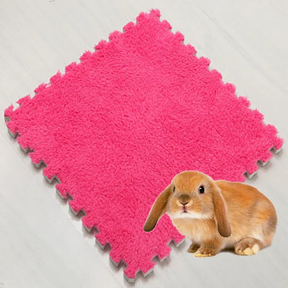 4/10PCS Waterproof Cage Liners – Anti-Slip Absorbent Bedding Mats for Rabbits, Guinea Pigs & Small Pets