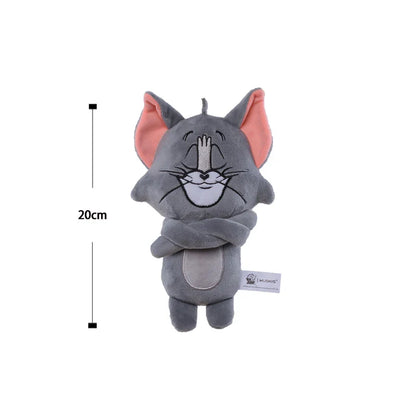 Anime Tom & Jerry Plush Toy — Cute Cat & Mouse Stuffed Animal Doll for Kids Gift, Free Shipping