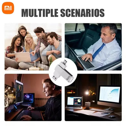 Xiaomi Mijia USB 3.2 High-Speed Waterproof Flash Drive — Up to 16TB Portable Pen Drive (2025)