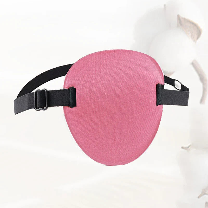 Adjustable Single Eye Patch – 3D Foam Breathable Eyeshade Medical Eye Mask for Strabismus & Amblyopia Training Therapy Use