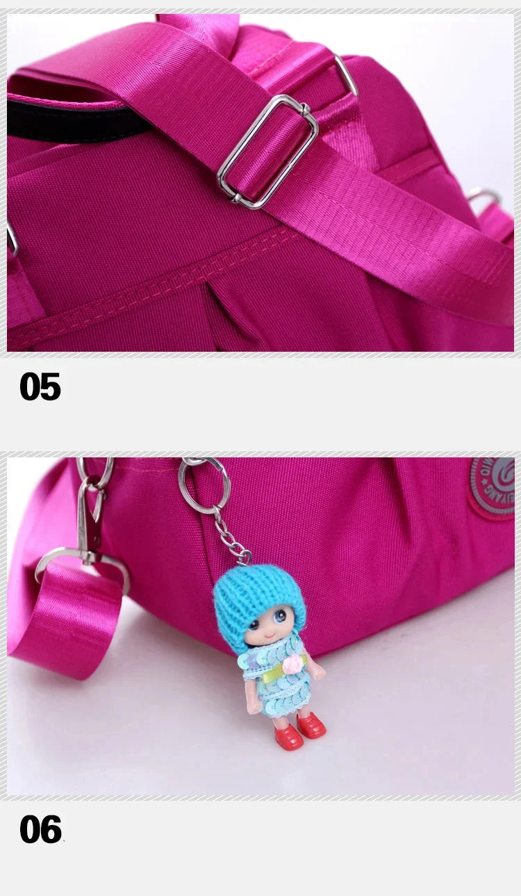 Women’s Nylon Waterproof Messenger Bag – Casual Crossbody & Shoulder Handbag, High-Quality Multifunctional Bag
