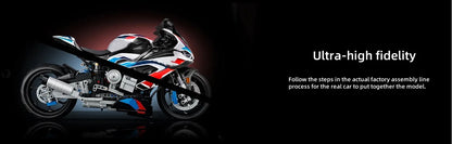 New Motorcycle Building Blocks – Simulation Model, Assembly Decoration Toy for Boys, Educational Creature Gift