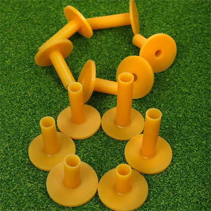 10PCS PGM Rubber Golf Tee Holders – Adjustable 43mm/54mm/70mm/83mm Golf Ball Practice Tees for Indoor & Outdoor Driving Range Training Accessory QT001