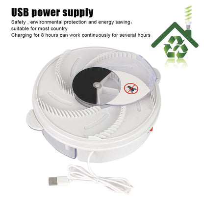 Electric Pest Killer USB Insect Catcher - Indoor and Outdoor Pest Control, Fly Trap, Automatic Flycatcher, Pest Reject Repeller