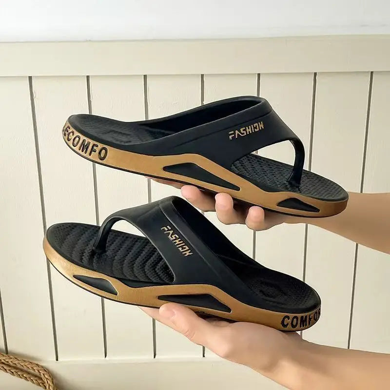 Unisex Summer Beach Flip Flops - Breathable Casual Outdoor Sandals for Men & Women