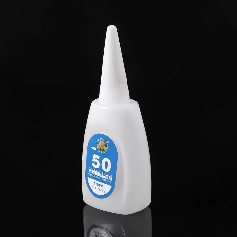 1.8OZ Transparent Aquarium Superglue – Safe Instant Adhesive for Aquatic Plants, Moss, and Coral Aquascaping