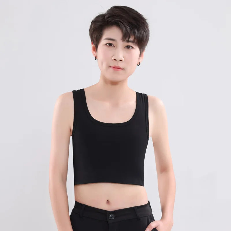 Women’s Flat Chest Binder – Bandage Pullover Corset Tank Top for Transgender, Lesbian & Transgender Underwear