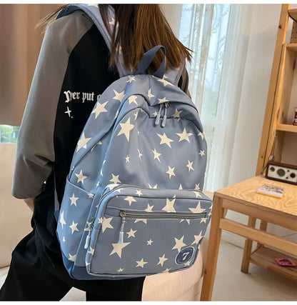 Star Laptop Backpack 17 Inch | Cute Travel & College Bag for Women, Men, Students, Back to School Bookbag