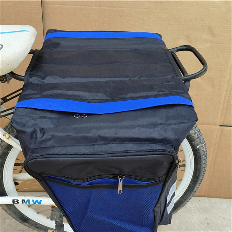 2-in-1 Cycling Double-Side Rear Rack – Camo Trunk Bag & Bike Pannier for Mountain & Road Bikes
