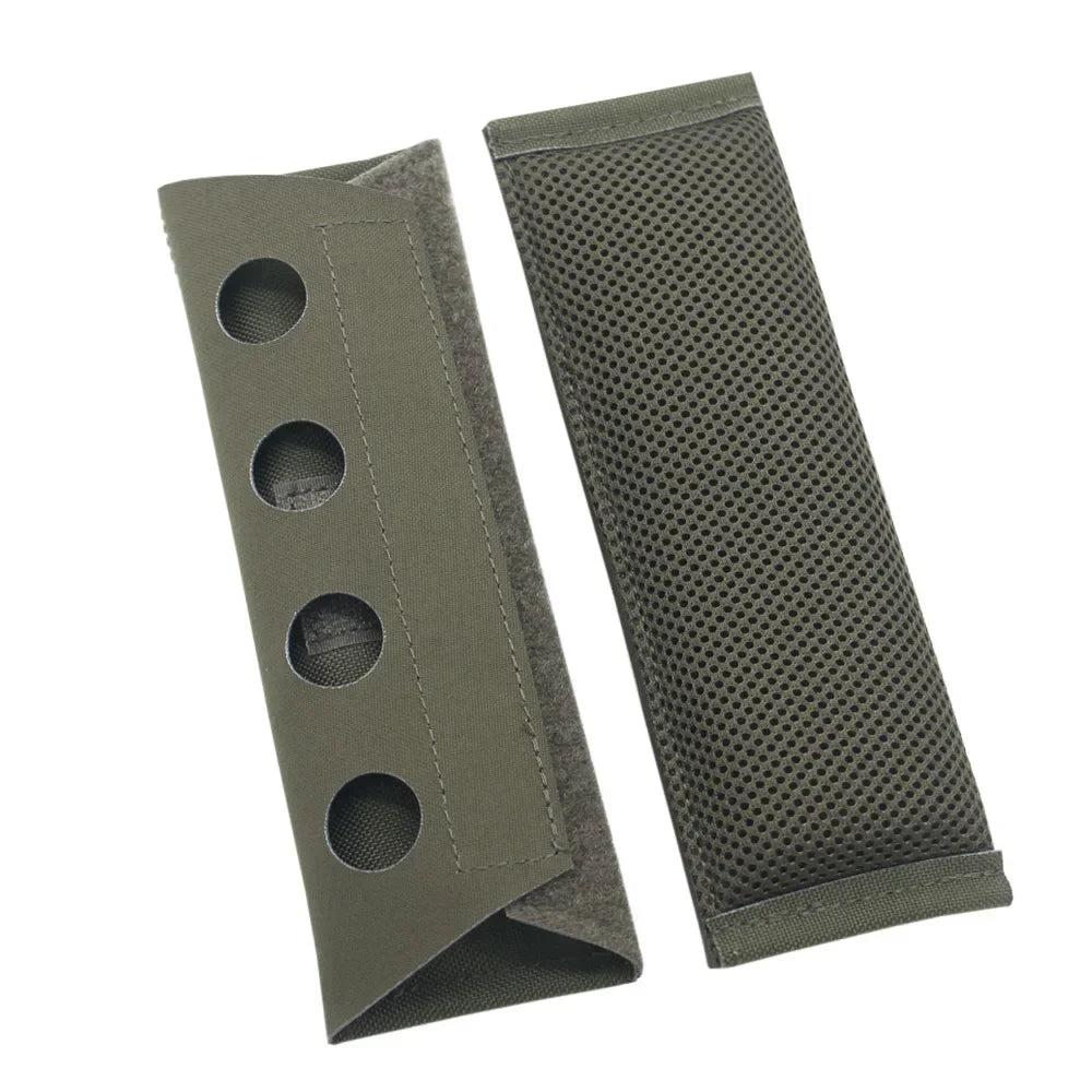 Laser-Cut Tactical Vest Shoulder Pads – Composite FCSK FCPC LV119 Plate Carrier Pads for Airsoft