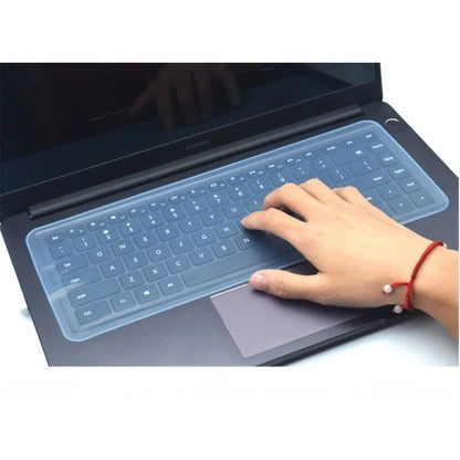 Universal Silicone Laptop Keyboard Cover Protector – 12–17 Inch Dustproof Keyboard Skin for Notebook Computers