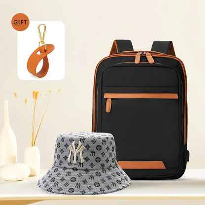USB Rechargeable Laptop Backpack - Waterproof Large Capacity Unisex School & Travel Bag