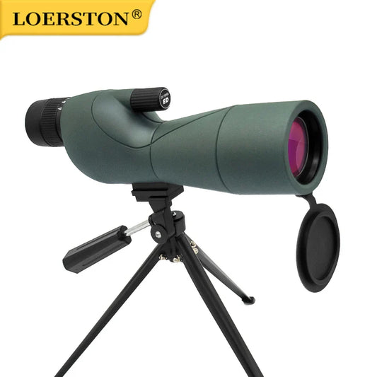 25–75x60 Zoom Spotting Scope – ED Lens Bak4 Prism Monocular Telescope for Bird Watching & Camping