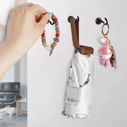 Heavy-Duty Magnetic Hooks — Strong Magnet Hangers for Home, Kitchen, Office & Workplace (Pack of 4/6/8/12, Black)