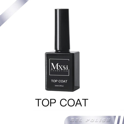 Mxsi 15ml Gel Nail Polish - Neon Brown, Royal Blue, Red, Green & Nude UV Gel Lacquer Colors for Nail Art