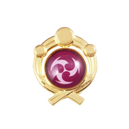 Genshin Impact Sumeru Vision Pins - Anime Character Element Badge Lapel Brooch Collectible Accessories