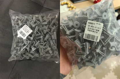 50/100Pcs Self-Drilling Drywall Anchor Kit with Screws – Nylon Expansion Anchors for Gypsum Board & Wall Mounting