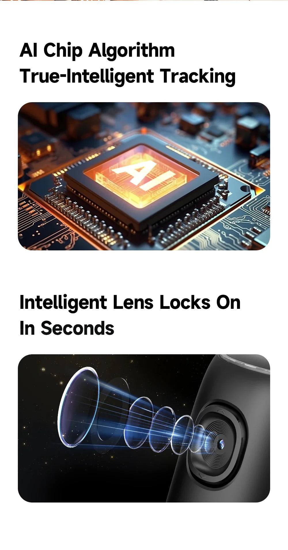 AI Smart 360° Gimbal with Auto Face Tracking – All-in-One Phone Holder & Video Stabilizer Tripod