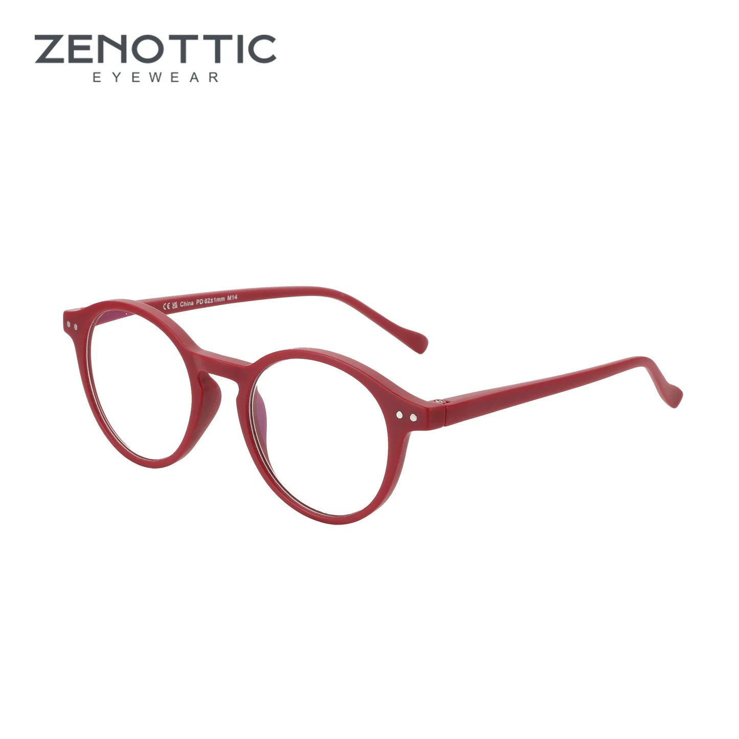 ZENOTTIC 2025 Retro Reading Glasses – Anti-Blue Light Blocking Eyeglasses for Women & Men, Diopter 0 to 4.0