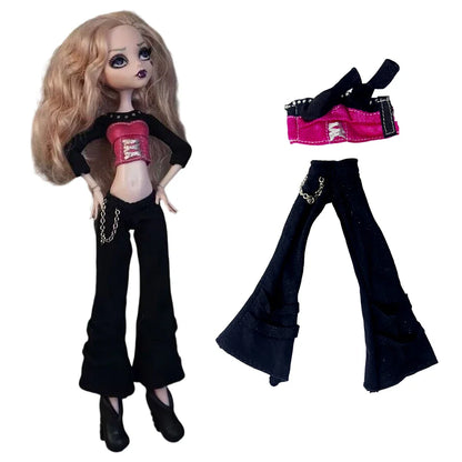 11-Inch Doll Clothes for 1/6 Dolls – Casual Dress & Fashion Outfits for 27 CM Girls' Dolls, DIY Toy Clothing