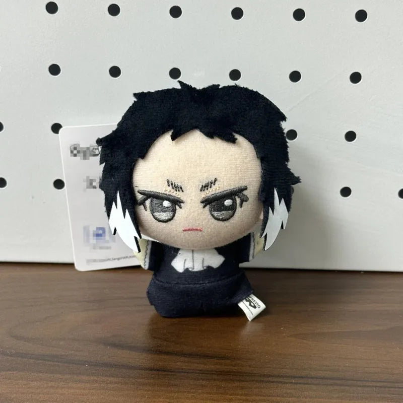 10cm BSD Dazai Osamu Plush Keychain – Nakahara Chuuya, Nakajima Atsushi & Edogawa Rampo Mini Doll Toy Gift