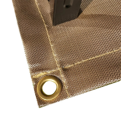 Outdoor Camping & BBQ Fire Protection Mat – High-Temperature Iron Fire Retardant Carpet for Picnic, Barbecue & Indoor Use