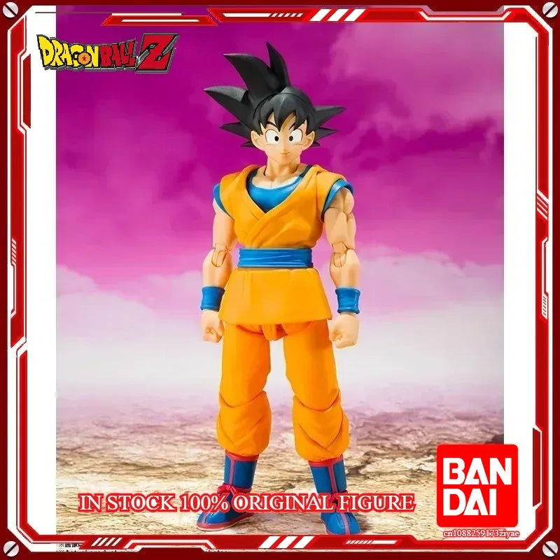BANDAI S.H.Figuarts Son Goku Action Figure — 100% Original Dragon Ball Anime Collectible Model Toy