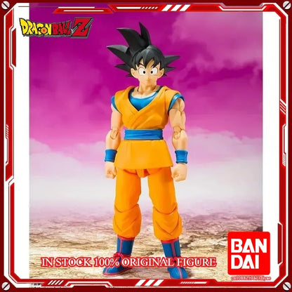 BANDAI S.H.Figuarts Son Goku Action Figure — 100% Original Dragon Ball Anime Collectible Model Toy