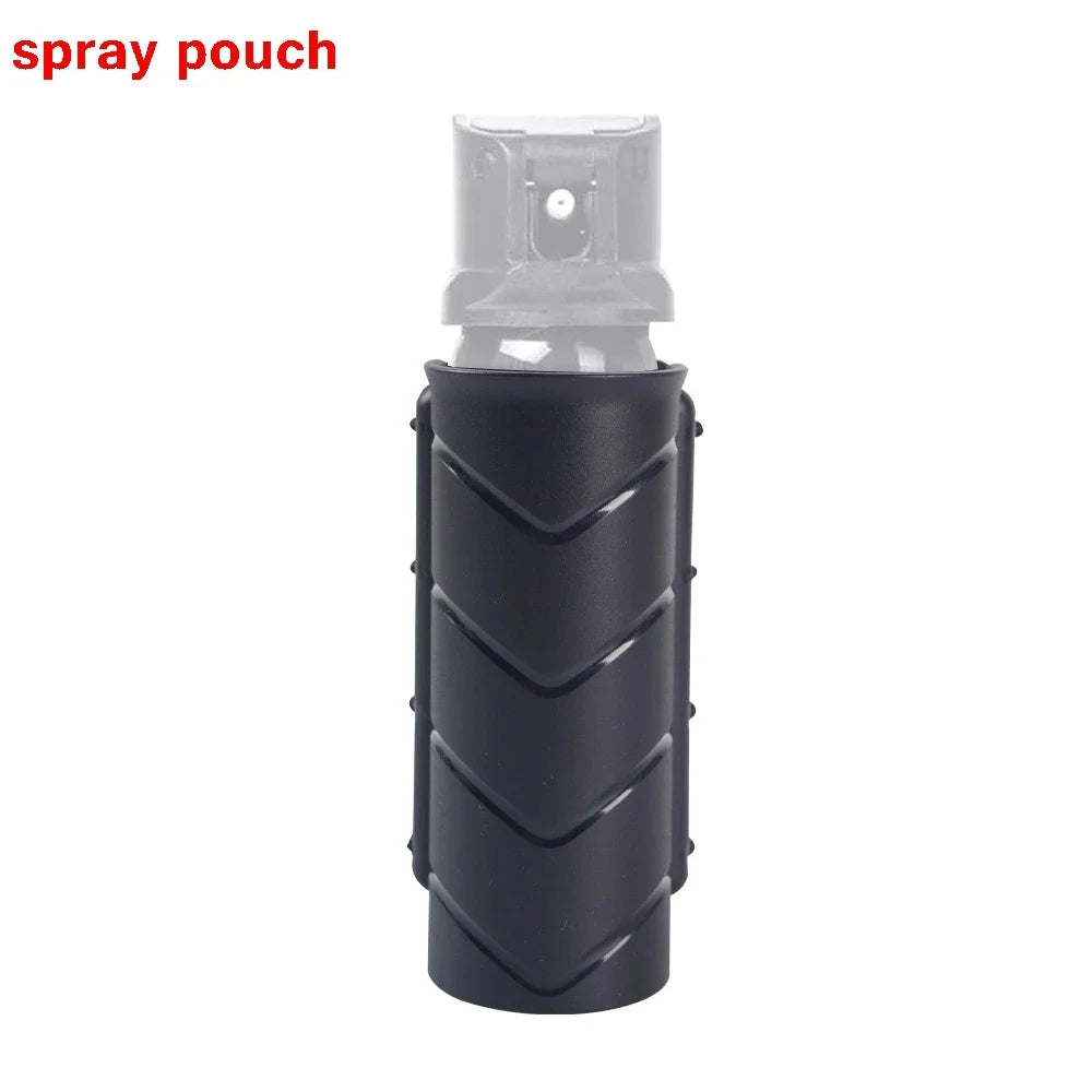 Tactical Molle Baton Pouch - Open Top Duty Holster for Pepper Spray, Flashlight & Outdoor Hunting Accessories