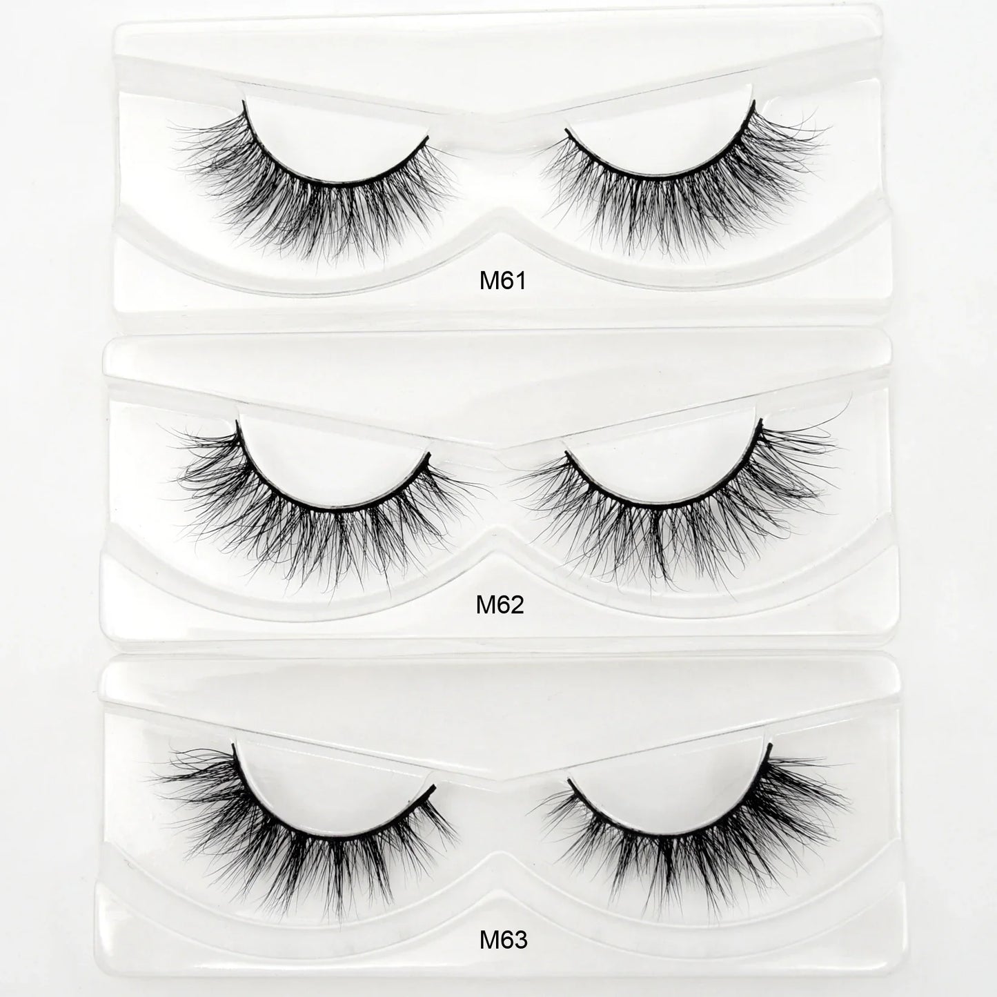 Visofree 3D Mink Eyelashes – 30/40/100 Pairs Handmade Full Strip Lashes with Tray, Cruelty-Free False Lashes for Makeup