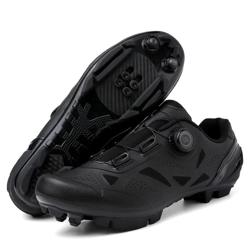 MTB Cycling Shoes — Flat Mountain Sneakers for Men & Women, SPD Cleat Compatible