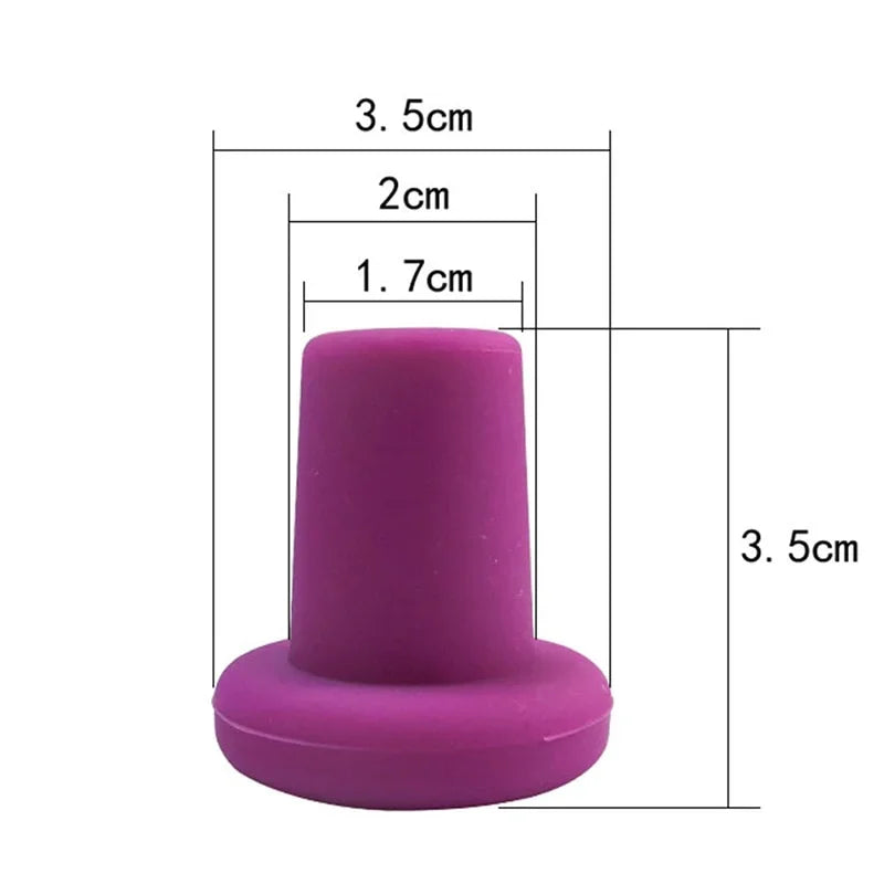 JJYY Silicone Wine Stopper - Leakproof Bottle Cap for Wine Preservation - Home Bar Tool