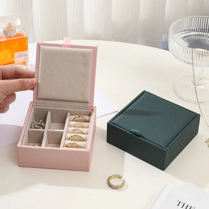 Three-Layer Jewelry Storage Box – High-End Large Capacity Organizer for Necklaces, Earrings & Gold Accessories