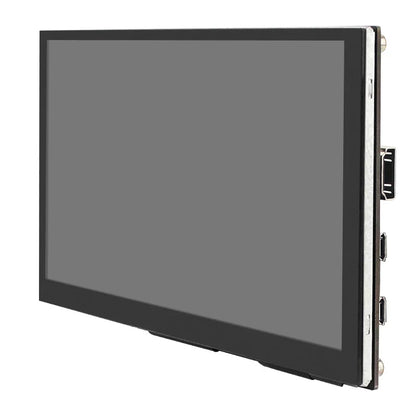 7 Inch Portable IPS Touch Screen Display – 1024x600 Monitor with Optional Speakers for Raspberry Pi 5/4B/3B+, Laptop, PC