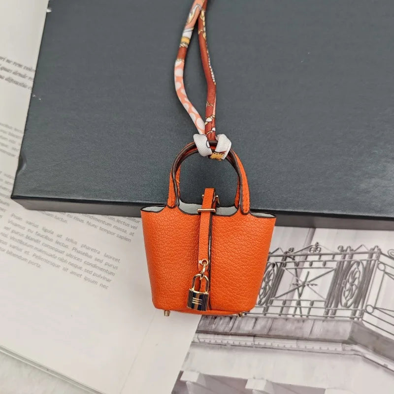Mini Bag Pendant Keychain – Creative Portable Zero Wallet, Bracelet, and Bluetooth Earphone Multifunctional Hanging Accessory