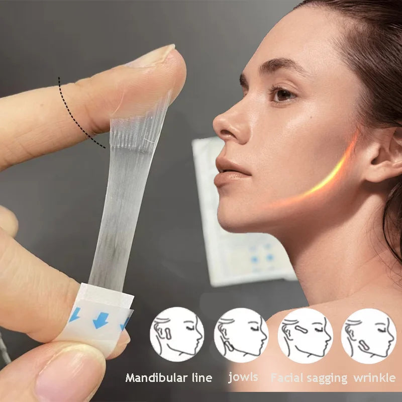 4/80pcs V-Lift Face Stickers — Invisible Adhesive Makeup Tape for Chin Lifting, Skin Tightening & Slimming