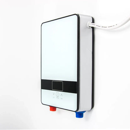 Instant Electric Water Heater 6500W — 220V Thermostat Flow Heater for Bathroom & Kitchen Hot Shower