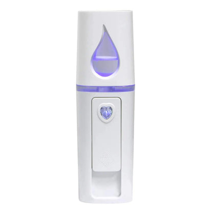 Handheld Nano Facial Mist Sprayer — Hydrating Face Steamer & Eyelash Extension Cleaner