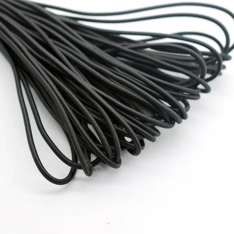 Strong Elastic Bungee Shock Cord Rope – 2/2.5/3/4/5/6mm Stretch String for DIY Jewelry Making, Sewing, Crafts & Garment Accessories
