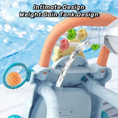 Baby Push Walker Toy – Early Learning Sit-to-Stand Anti-Rollover Multi-Function Activity Walker for Infants and Toddlers