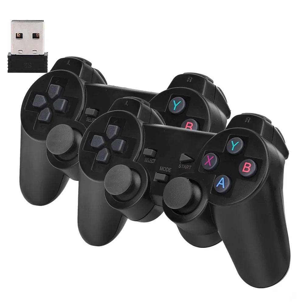 GD10 Plus 4K Game Stick Console – 256G, 58,000 Games, Dual 2.4G Wireless Controllers for N64/PSP/PS1/GBA