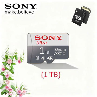 SONY Original Micro SD Card – 128GB 256GB 512GB 1TB 2TB U3 4K Memory Card for Phone, Camera, Tablet, PC