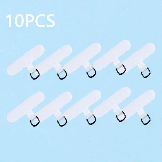 Universal TPU Anti-Lost Phone Lanyard – 10/5/1PCS Detachable Nylon Hanging Cord Strap, Card Gasket & Tether Pad