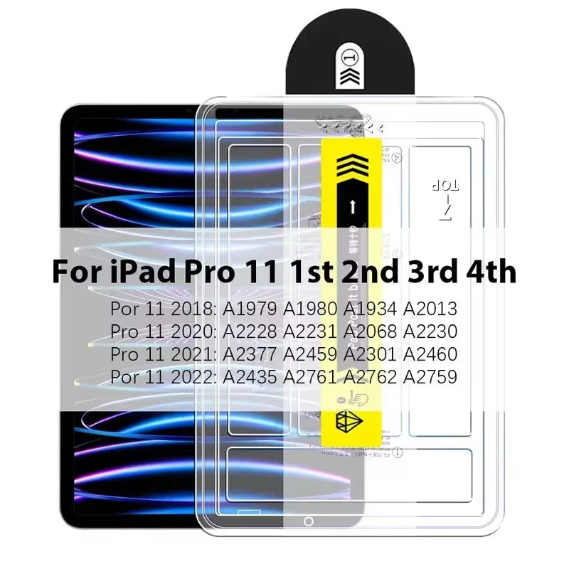 Tempered Glass Screen Protector for iPad – Compatible with 10th Gen, iPad Air, iPad Mini, iPad Pro 11/12.9, 2025 Models