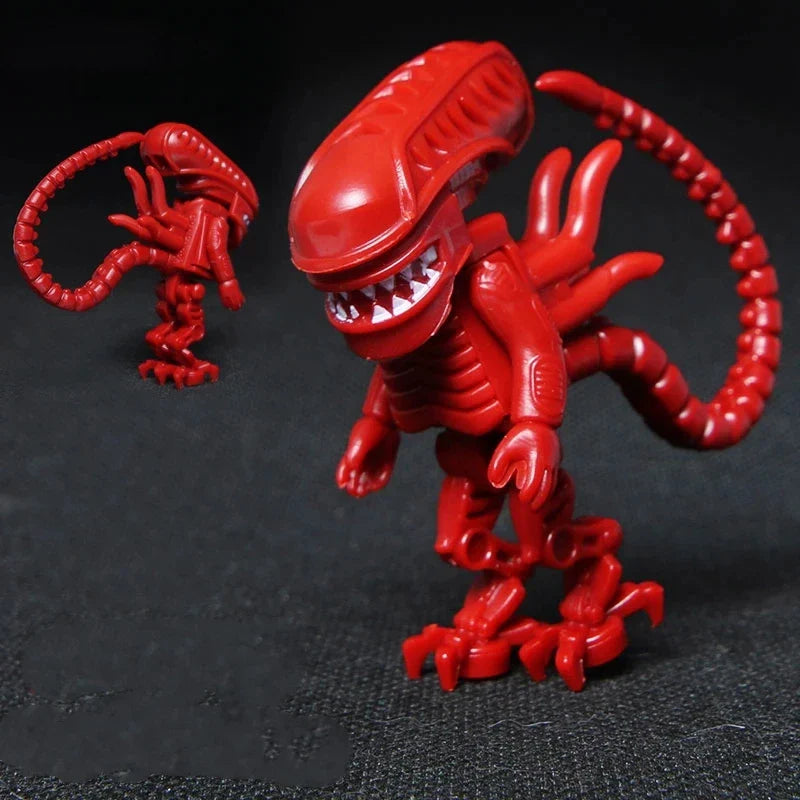 Terminator vs Predator & Alien Building Blocks – Robot War Action Figure Toy for Kids