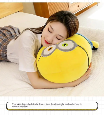Cute Minions Plush Toy – Yellow Bob & Stuart Soft Dolls in Jeans, Perfect Christmas & Birthday Gift (1pcs)